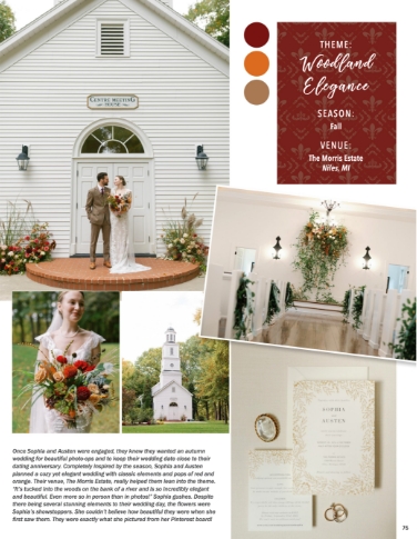 WeddingDay Magazine: Southwest Michigan Fall/Winter 2024 Issue Featured Image